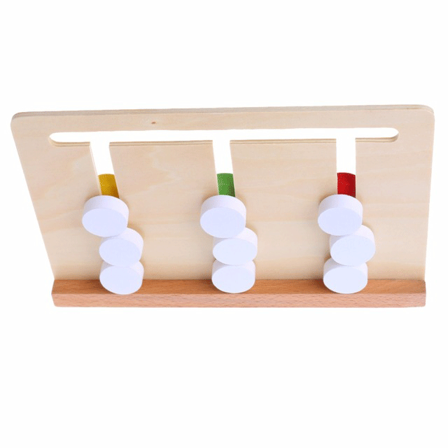 Novelty baby wooden toy Montessori Sensory Material color classification game early educational toy boy