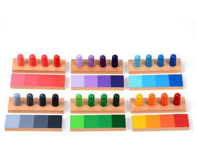 New Montessori wooden baby toy 24 pieces of Color to classify early childhood preschool wood homework children baby gifts