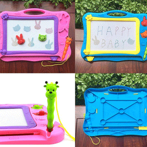 Colorful Magnetic Drawing Board Large Writing Board for Baby Painting Graffiti Erasable Writing Doodle Drawing Boards Toys