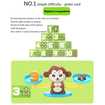 Animal figure Digital scale Montessori toy Math balance scale Board game number preschool educational toy math toys