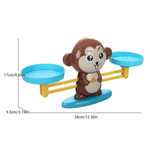 Animal figure Digital scale Montessori toy Math balance scale Board game number preschool educational toy math toys