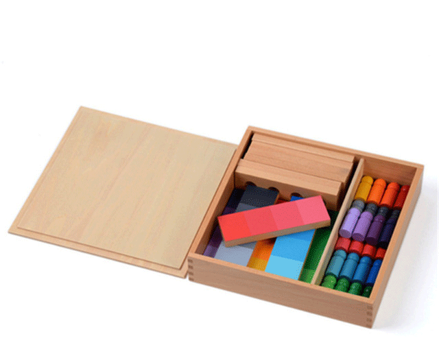 New Montessori wooden baby toy 24 pieces of Color to classify early childhood preschool wood homework children baby gifts