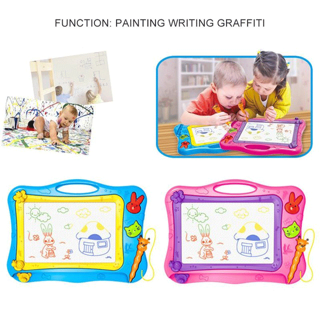 Colorful Magnetic Drawing Board Large Writing Board for Baby Painting Graffiti Erasable Writing Doodle Drawing Boards Toys