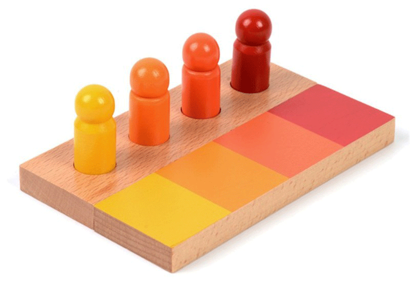 New Montessori wooden baby toy 24 pieces of Color to classify early childhood preschool wood homework children baby gifts