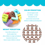 Animal figure Digital scale Montessori toy Math balance scale Board game number preschool educational toy math toys