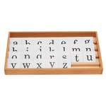 New baby wooden toys Montessori teaching material printed letter box baby early educational toys baby gifts