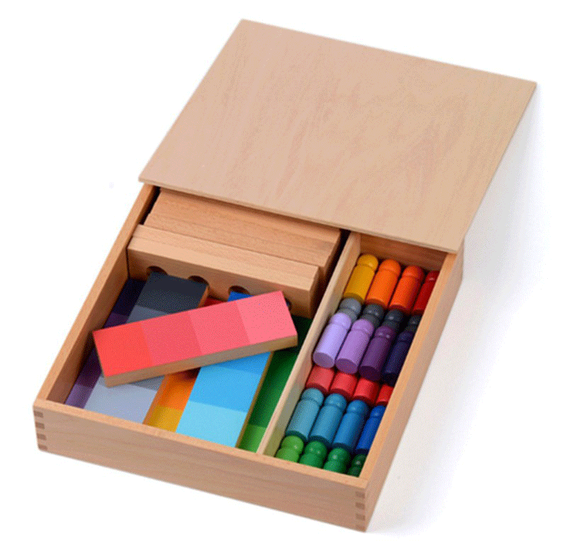 New Montessori wooden baby toy 24 pieces of Color to classify early childhood preschool wood homework children baby gifts