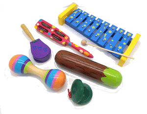 Big sale 6pc new musical instruments toy percussion instrument set for baby kids music rhythm educational