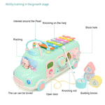 Baby boy musical toys Xylophone wisdom development wooden instrument boy educational toys colorful baby gift a604