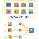 Wooden Magnetic Reward Activity Calendar Responsibility Calendar Educational Toys for Children Calendar of Toys