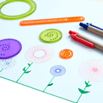 Children drawing toys Spirograph classic toys for boy drawing toy