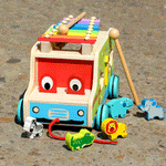 Wooden Educational Toys Children Play Education Wooden Gift Baby Prize Educational Toys 1 Year Musical Keyboard Toy